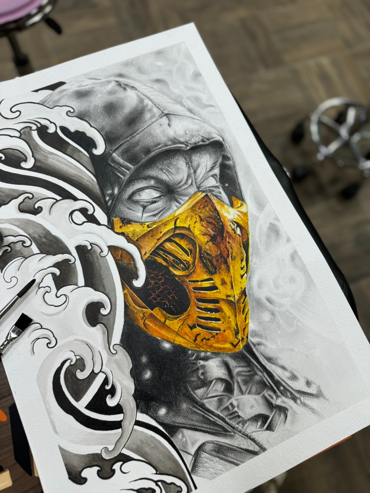 Disegni personalizzati — anteprima stile, Carlitos Junior Ink Roma